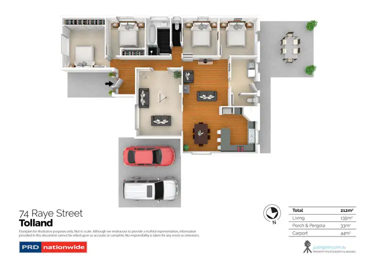 Floorplan of Homely house listing, 74 Raye Street, Tolland NSW 2650