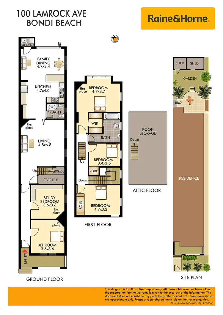 Floorplan of Homely house listing, 100 Lamrock Avenue, Bondi Beach NSW 2026