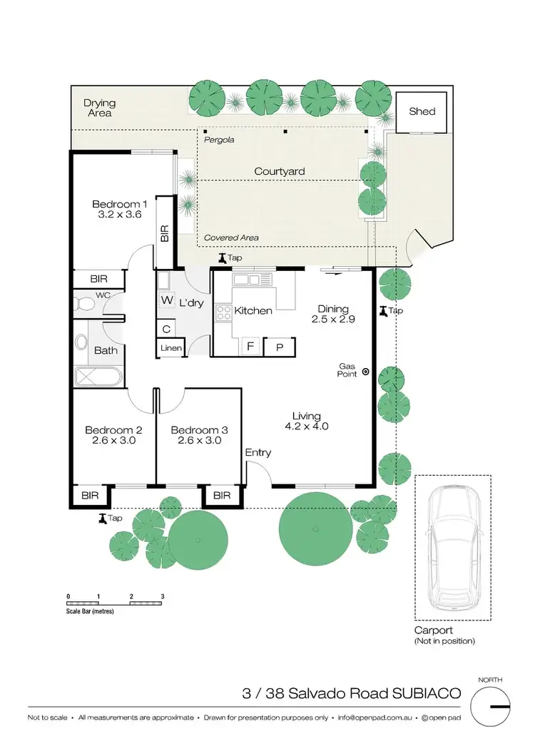Floorplan of Homely villa listing, 3/38 Salvado Road, Wembley WA 6014