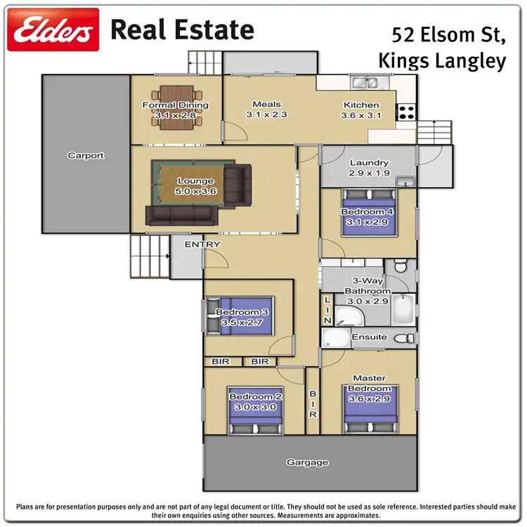 Floorplan of Homely house listing, 52 Elsom Street, Kings Langley NSW 2147