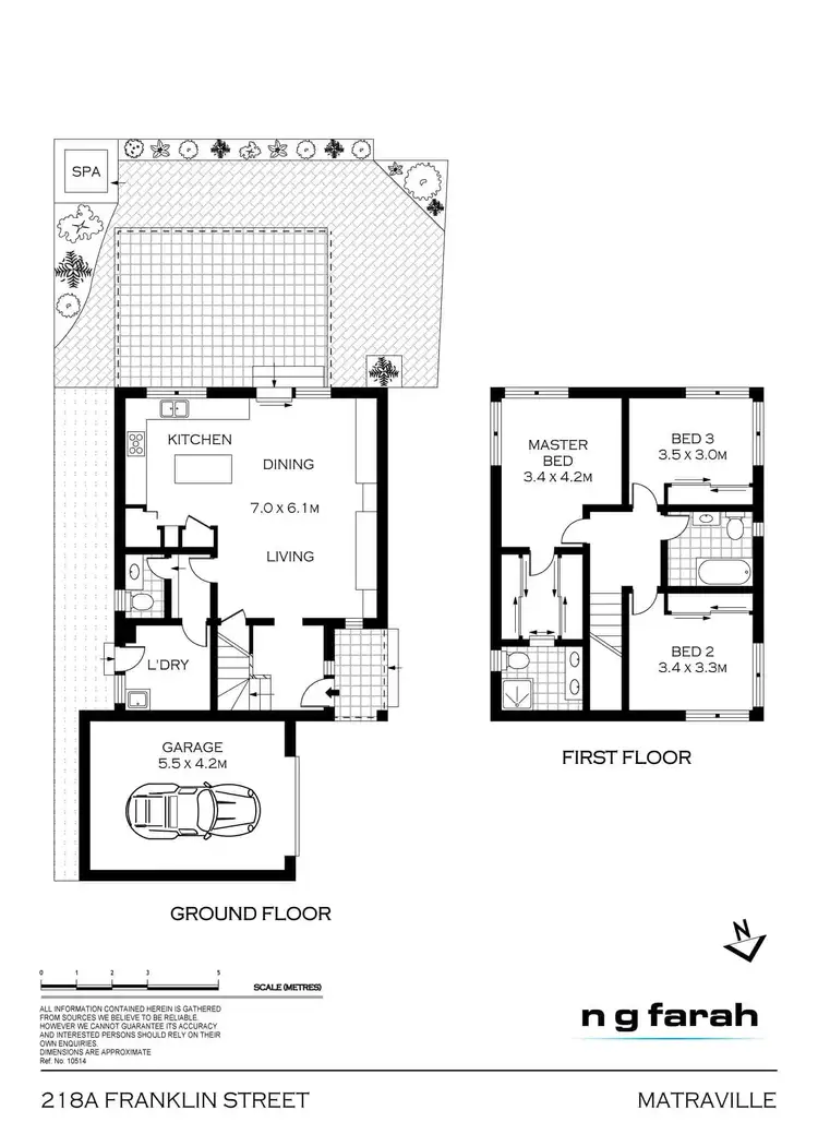Floorplan of Homely semi-detached listing, 218A Franklin Street, Matraville NSW 2036