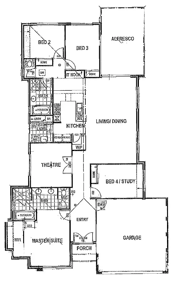 Floorplan of Homely house listing, 29 Allanson Drive, Byford WA 6122