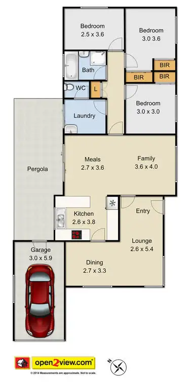 Floorplan of Homely house listing, 38 Driscoll Avenue, Rooty Hill NSW 2766