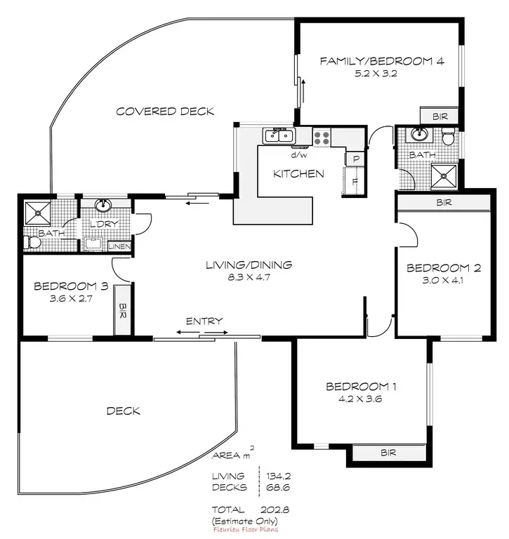 Floorplan of Homely house listing, 3 Downer Avenue, Goolwa South SA 5214