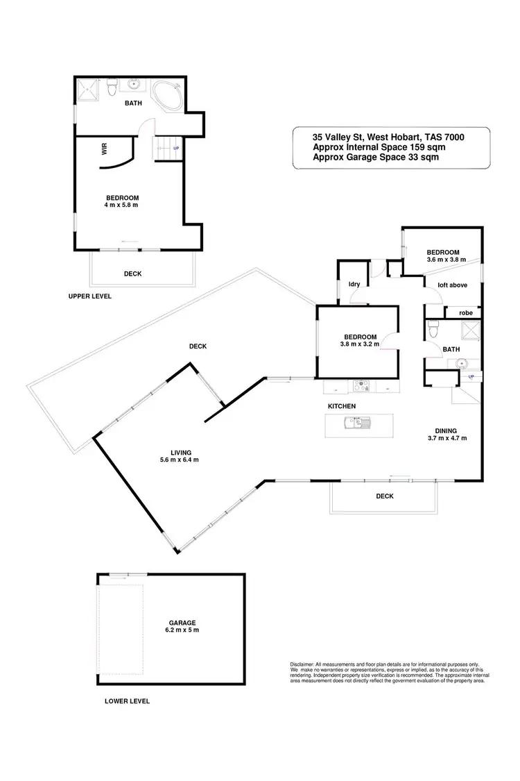 Floorplan of Homely house listing, 2/35 Valley Street, West Hobart TAS 7000