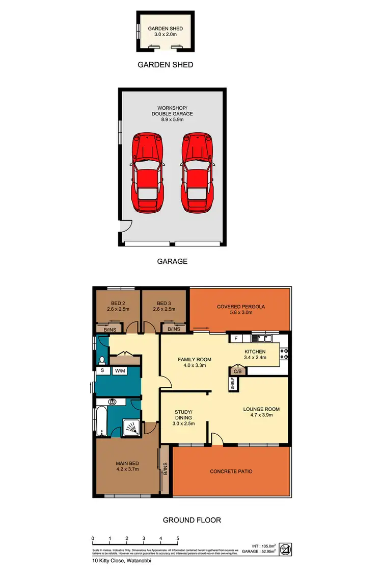 Floorplan of Homely house listing, 10 Kitty Place, Watanobbi NSW 2259