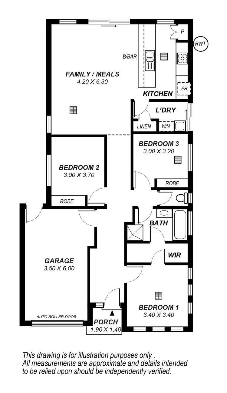 Floorplan of Homely house listing, 2 Parri Link, Noarlunga Downs SA 5168