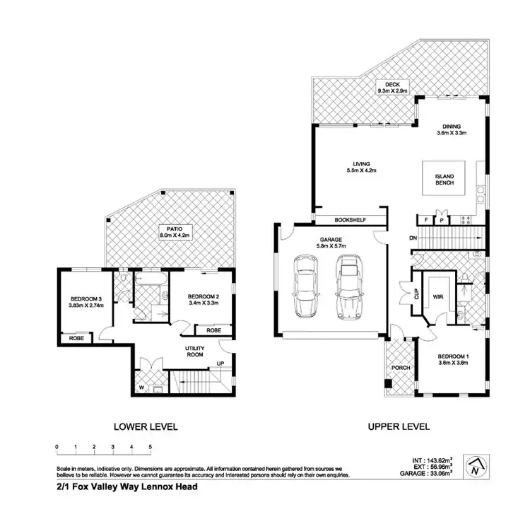 Floorplan of Homely semi-detached listing, 2/1 Fox Valley Way, Lennox Head NSW 2478