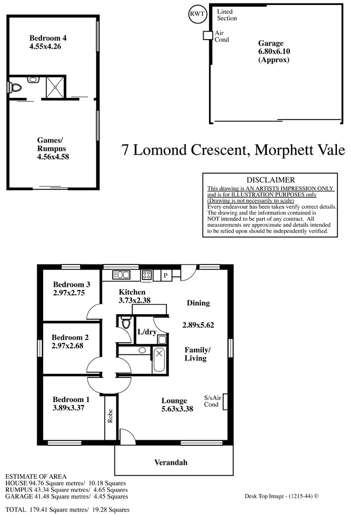 Floorplan of Homely house listing, 7 Lomond Crescent, Morphett Vale SA 5162