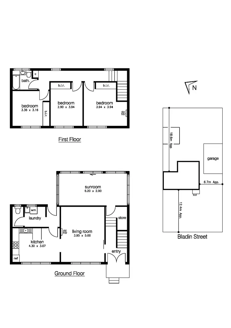 Floorplan of Homely house listing, 11 Bladin Street, Laverton VIC 3028
