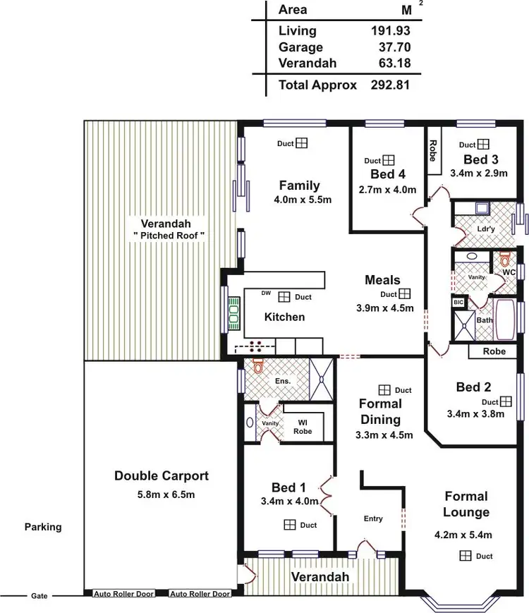 Floorplan of Homely house listing, 6 Newhaven Terrace, Burton SA 5110