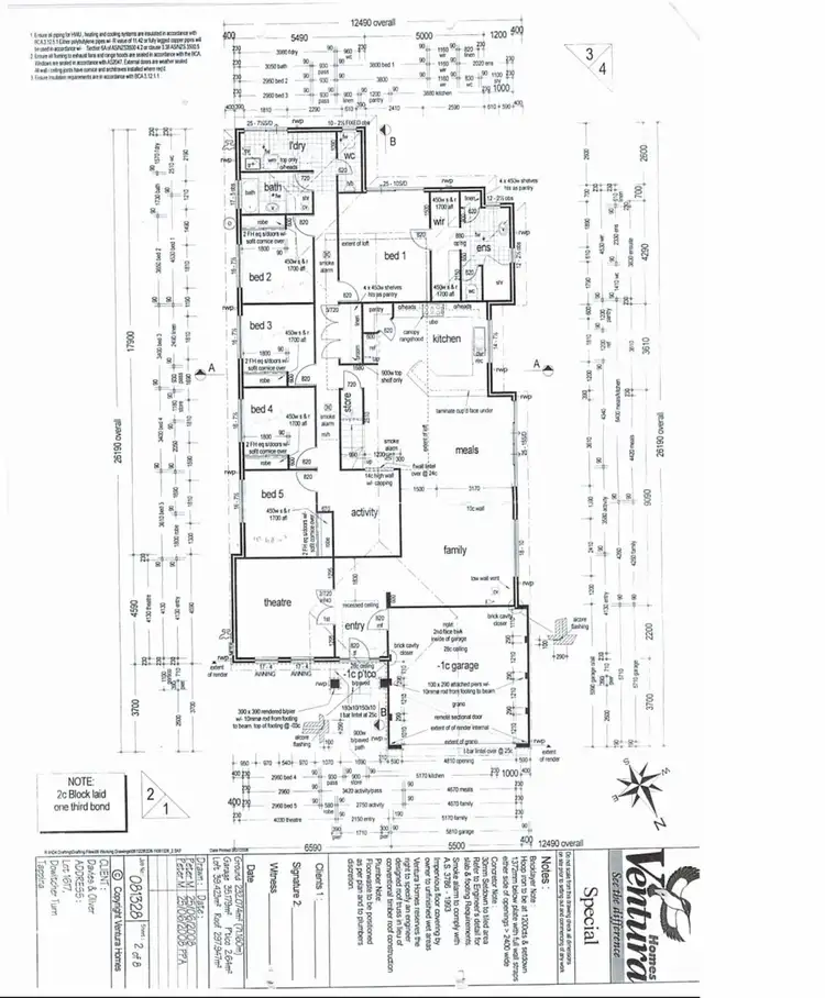 Floorplan of Homely house listing, 6 Dowitcher Turn, Tapping WA 6065