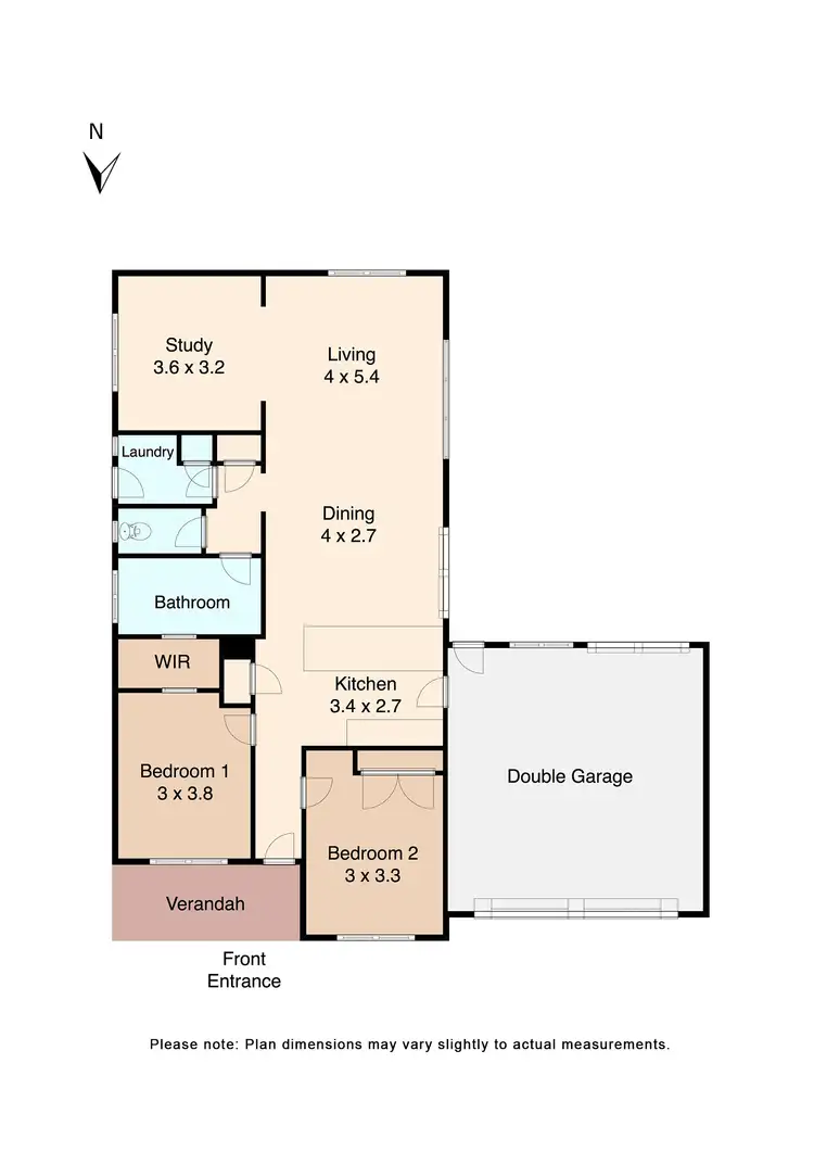 Floorplan of Homely house listing, 69 Hill Street, Sebastopol VIC 3356