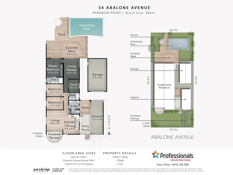 Floorplan of Homely house listing, 34 Abalone Avenue, Paradise Point QLD 4216