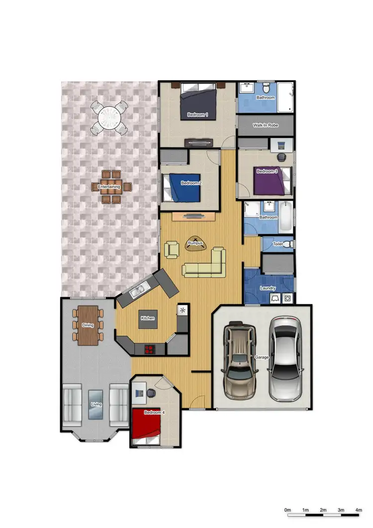 Floorplan of Homely house listing, 9 Linaria Circuit, Drewvale QLD 4116