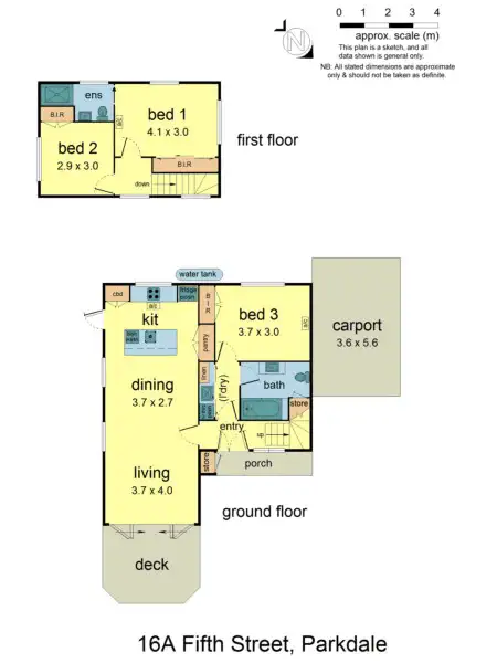 Floorplan of Homely house listing, 16A Fifth Street, Parkdale VIC 3195