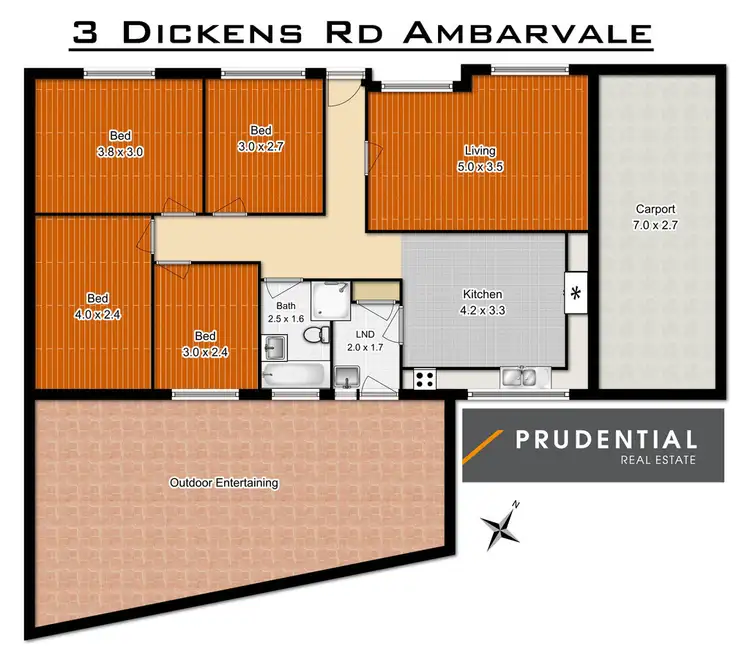 Floorplan of Homely house listing, 3 Dickens Road, Ambarvale NSW 2560