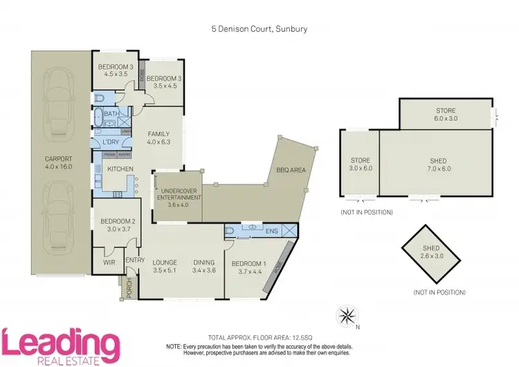 Floorplan of Homely house listing, 5 Denison Court, Sunbury VIC 3429