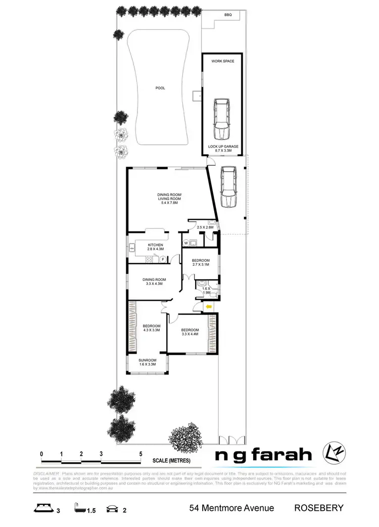 Floorplan of Homely house listing, 54 Mentmore Avenue, Rosebery NSW 2018