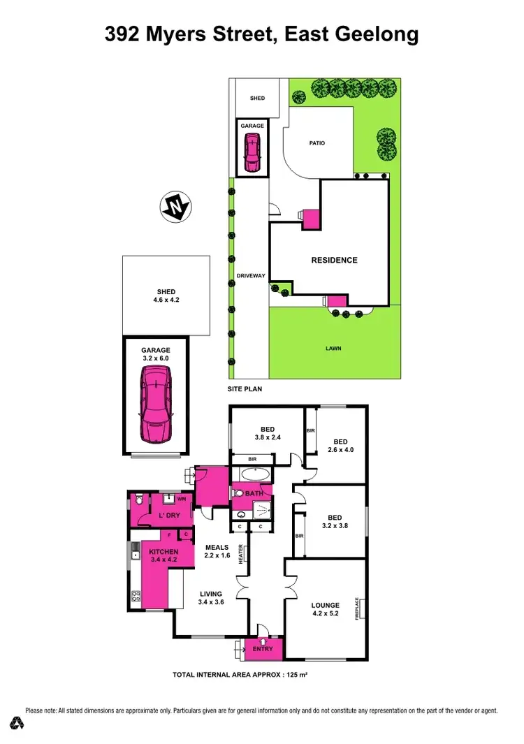 Floorplan of Homely house listing, 392 Myers Street, East Geelong VIC 3219