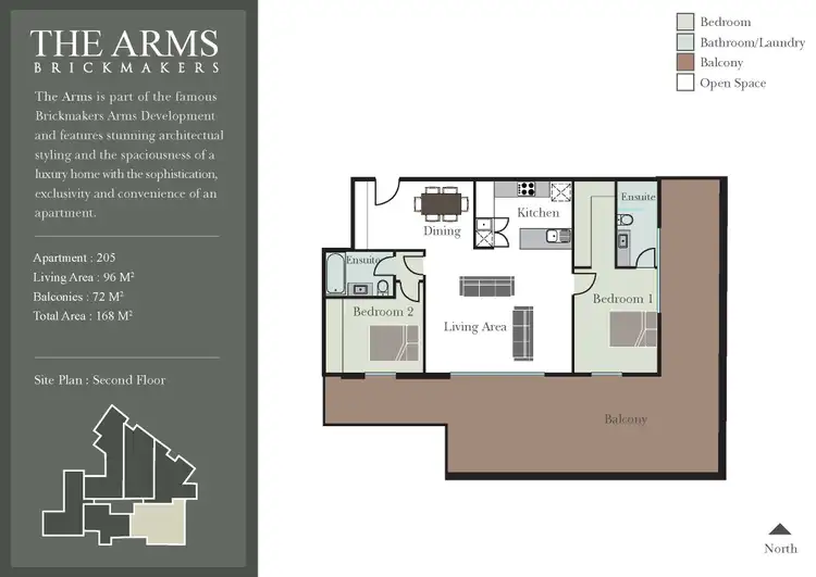 Floorplan of Homely apartment listing, 205/1020 Mt Alexander Road, Essendon VIC 3040