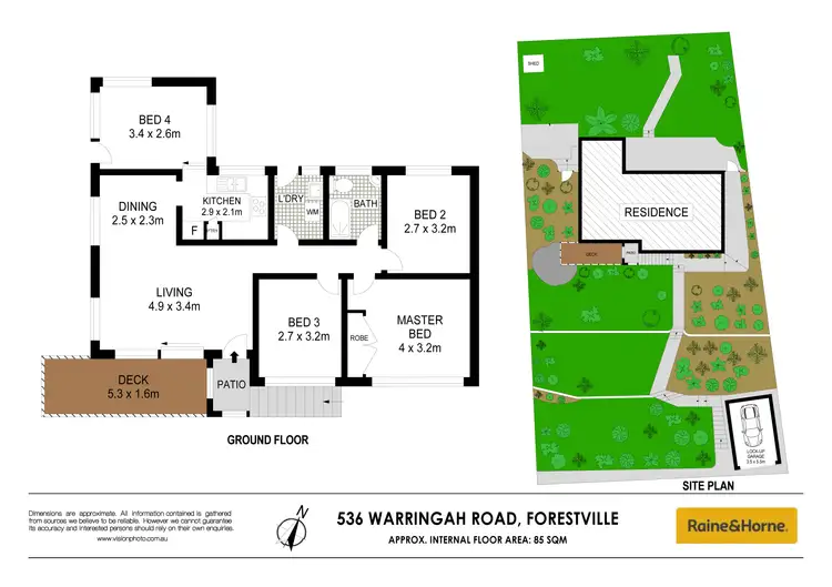 Floorplan of Homely house listing, 536 Warringah Road, Forestville NSW 2087