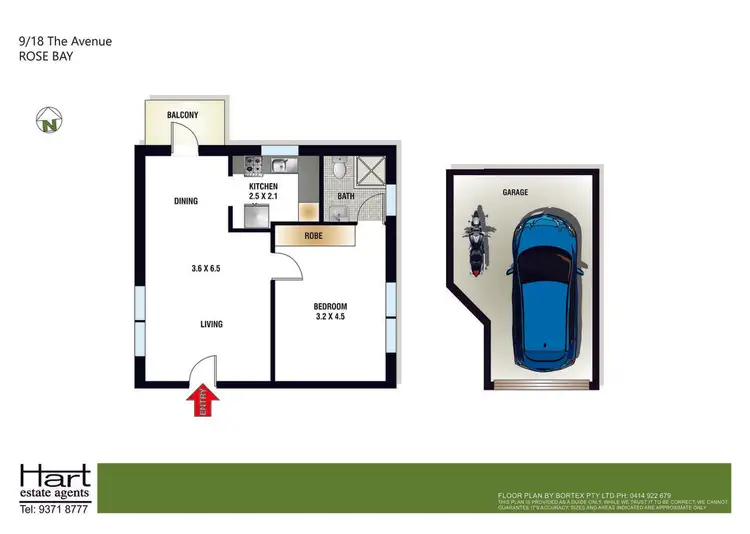 Floorplan of Homely apartment listing, 9/18 The Avenue, Rose Bay NSW 2029