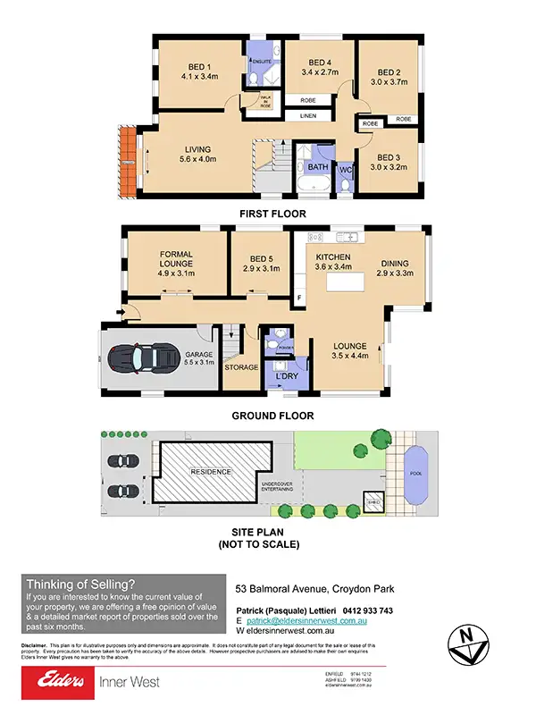 Floorplan of Homely house listing, 53 Balmoral Avenue, Croydon Park NSW 2133
