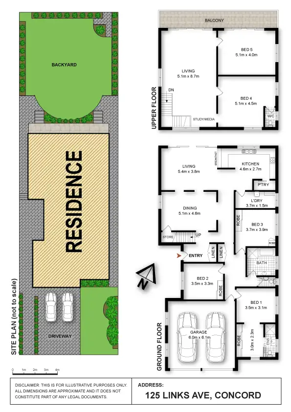 Floorplan of Homely house listing, 125 Links Avenue, Concord NSW 2137