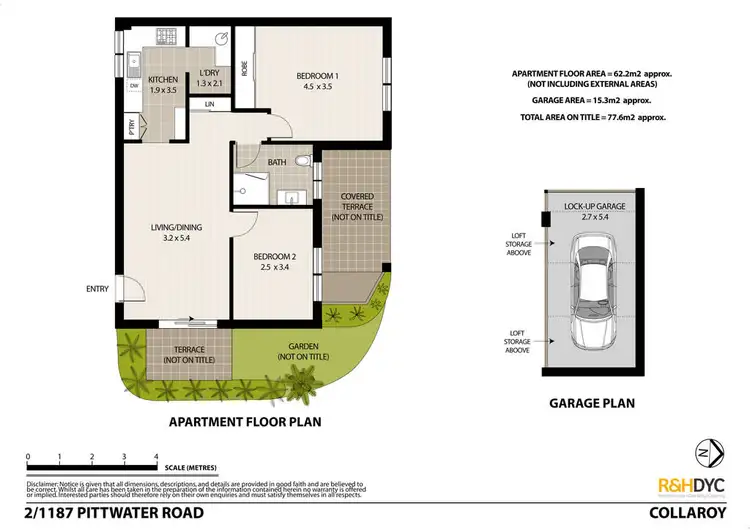Floorplan of Homely unit listing, 2/1187 Pittwater Road, Collaroy NSW 2097