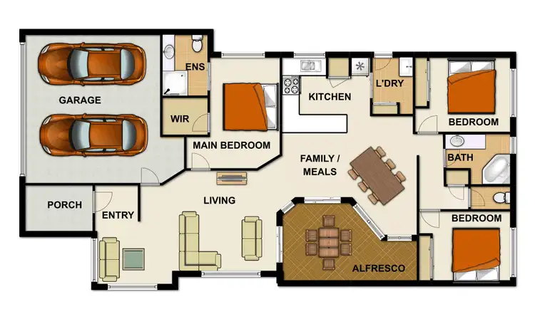 Floorplan of Homely house listing, 14 Fraser Place, Forest Lake QLD 4078