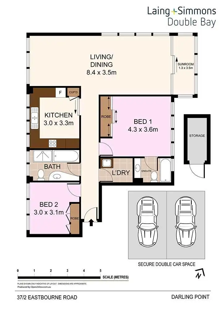 Floorplan of Homely apartment listing, 37/2 Eastbourne Road, Darling Point NSW 2027