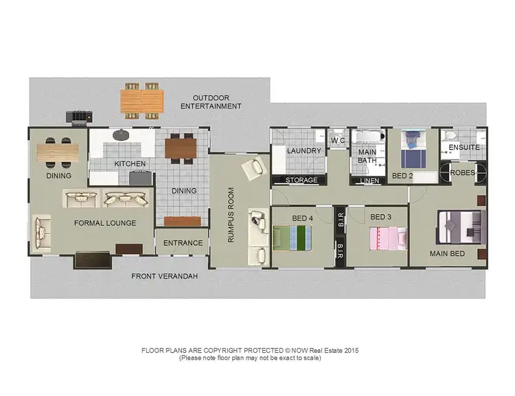 Floorplan of Homely house listing, 8 Rochelle Court, Petrie QLD 4502