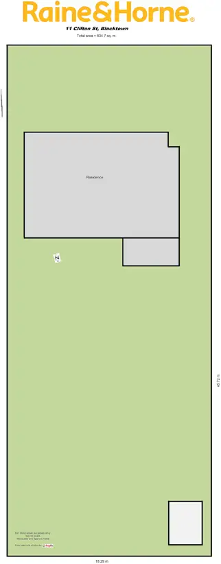 Floorplan of Homely house listing, 11 Clifton Street, Blacktown NSW 2148