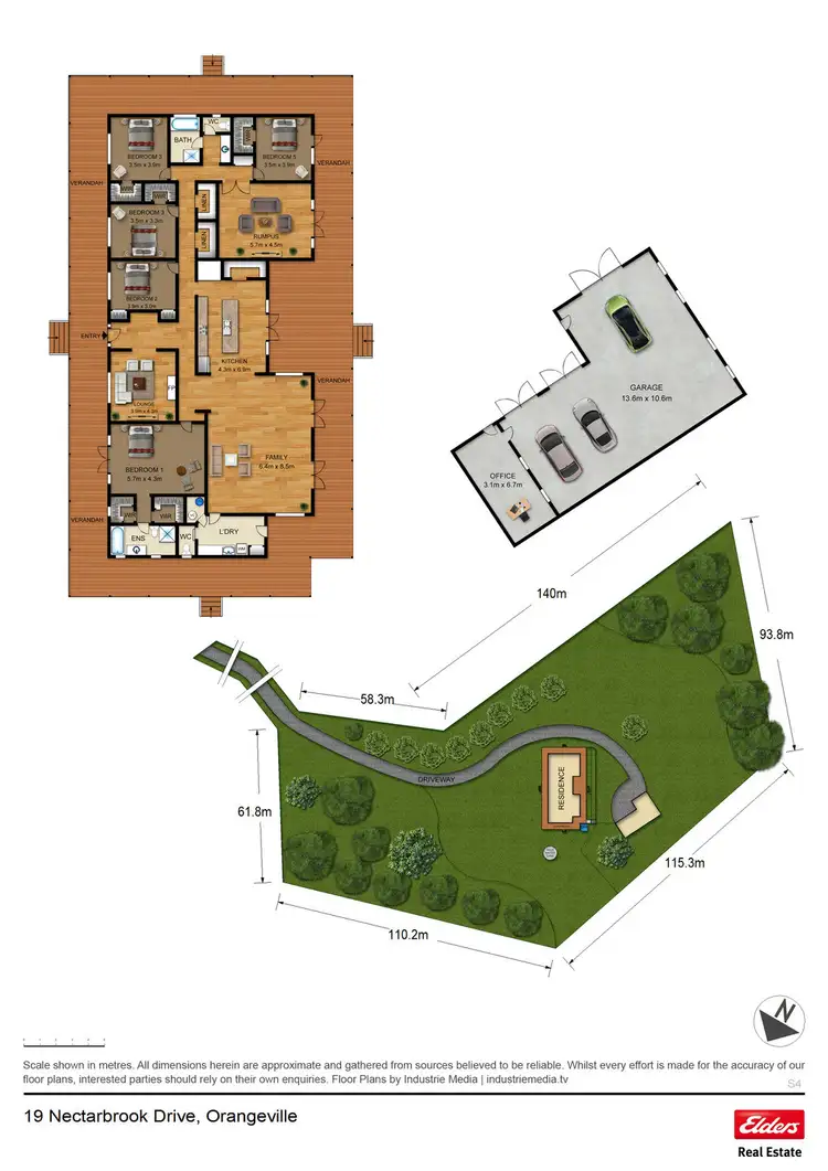 Floorplan of Homely house listing, Lot 19/100 Nectarbrook Drive, Theresa Park NSW 2570
