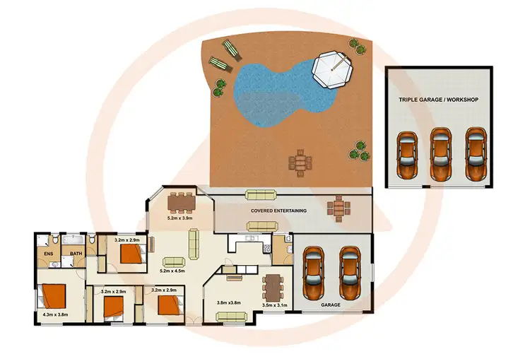 Floorplan of Homely house listing, 176 Bluff Road, Cedar Vale QLD 4285