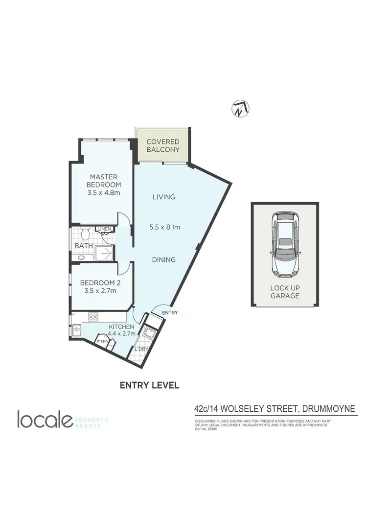 Floorplan of Homely unit listing, 42C/14 Wolseley Street, Drummoyne NSW 2047