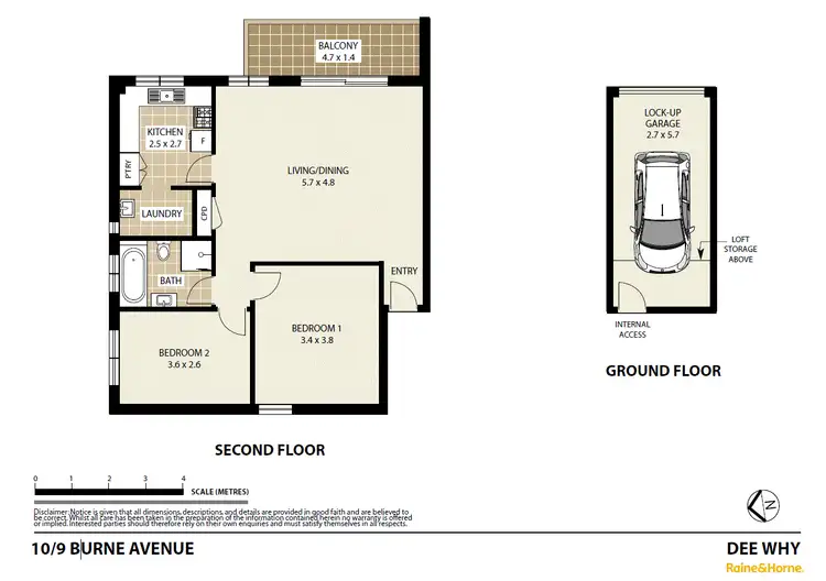 Floorplan of Homely unit listing, 10/9 Burne Avenue, Dee Why NSW 2099