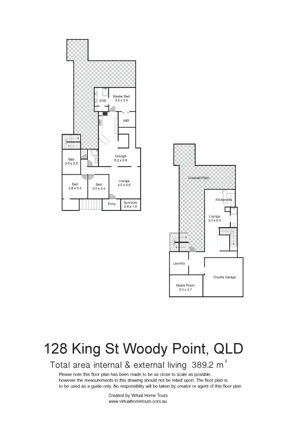 Floorplan of Homely house listing, 128 King Street, Woody Point QLD 4019