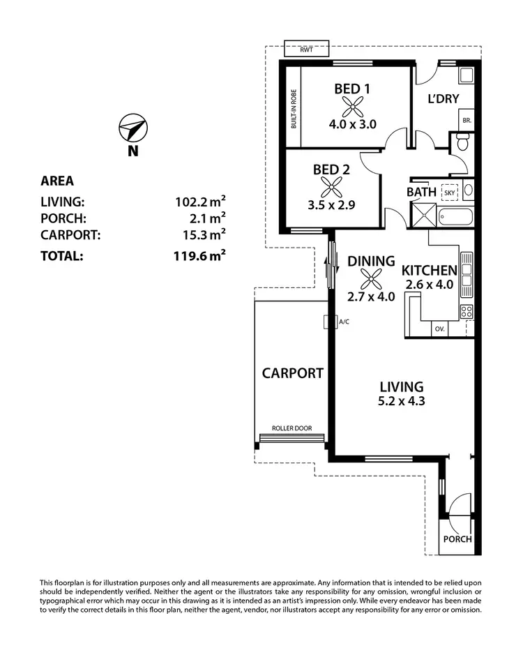 Floorplan of Homely house listing, 5/25 Parker Avenue, Strathalbyn SA 5255