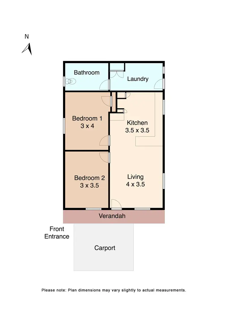 Floorplan of Homely house listing, 10 Tregurtha Street, Golden Point VIC 3350