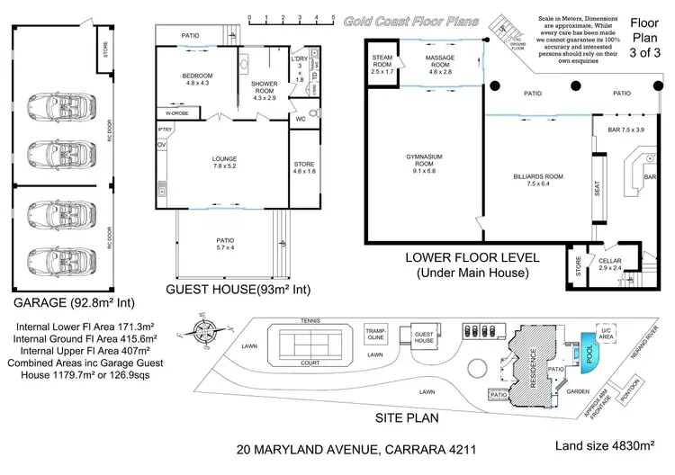 Floorplan of Homely house listing, 20 Maryland Avenue, Carrara QLD 4211