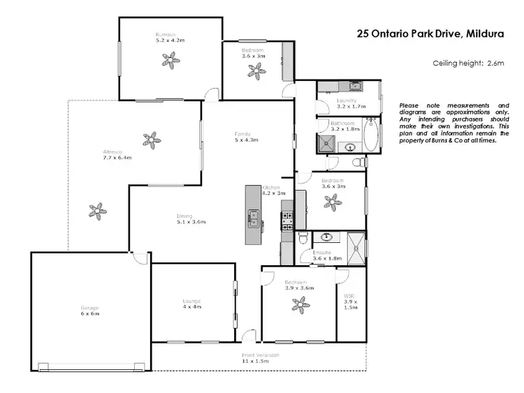 Floorplan of Homely house listing, 25 Ontario Park Drive, Mildura VIC 3500