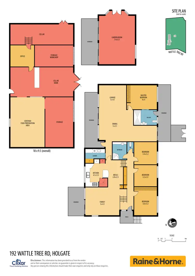 Floorplan of Homely rural property listing, 192 Wattle Tree Road, Holgate NSW 2250