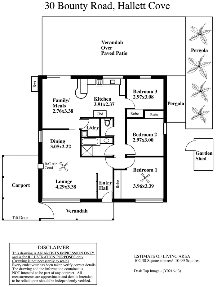 Floorplan of Homely house listing, 30 BOUNTY ROAD, Hallett Cove SA 5158