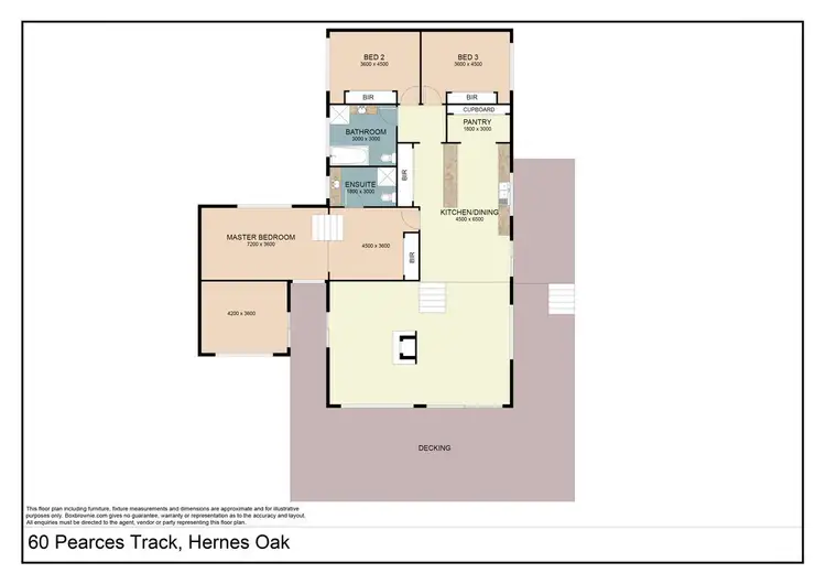 Floorplan of Homely rural property listing, 60 Pearces Track, Hernes Oak VIC 3825
