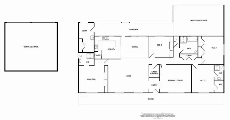 Floorplan of Homely house listing, 339 Luskintyre Rd, Luskintyre NSW 2321