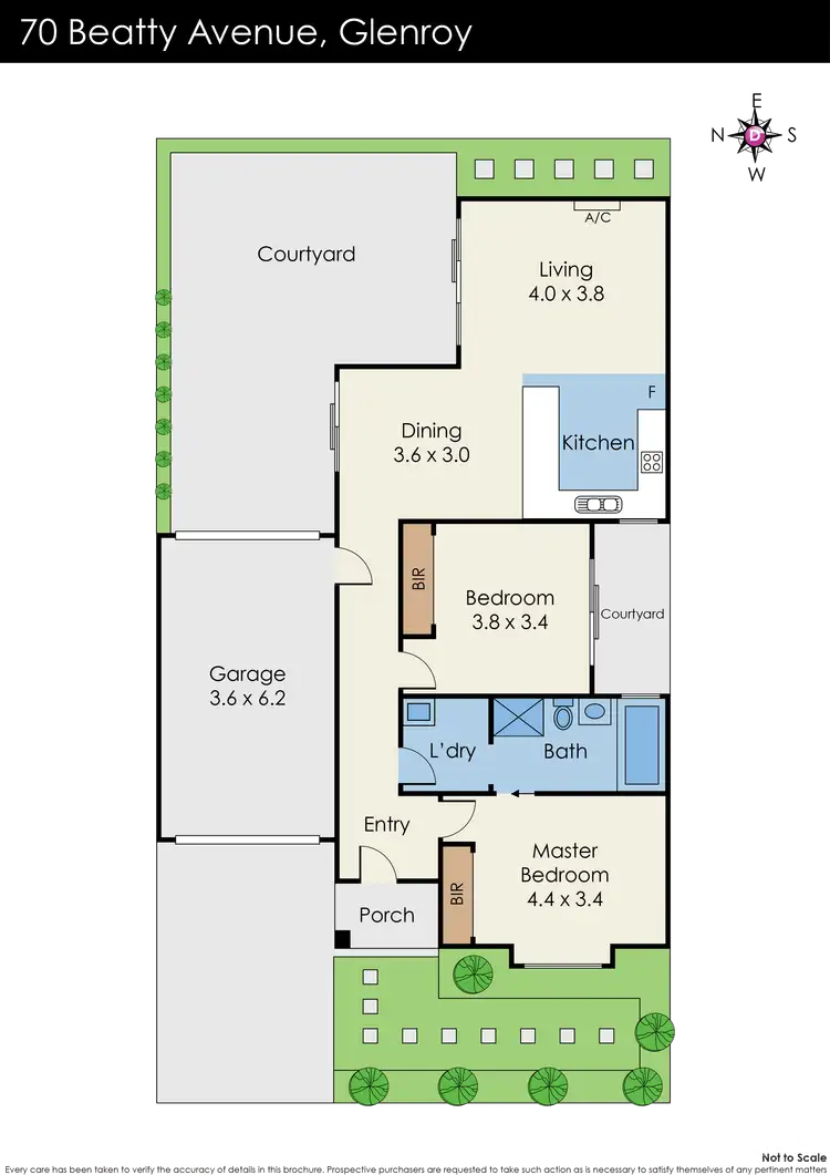 Floorplan of Homely villa listing, 70 Beatty Avenue, Glenroy VIC 3046