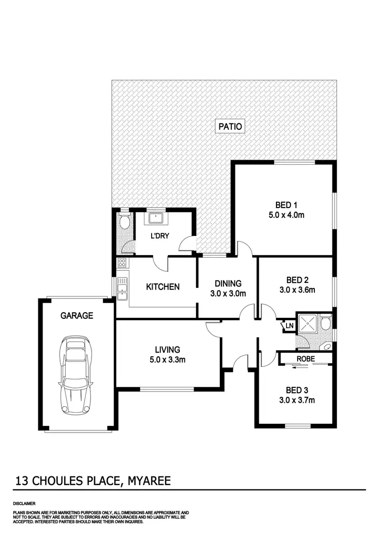Floorplan of Homely house listing, 13 Choules Place, Myaree WA 6154