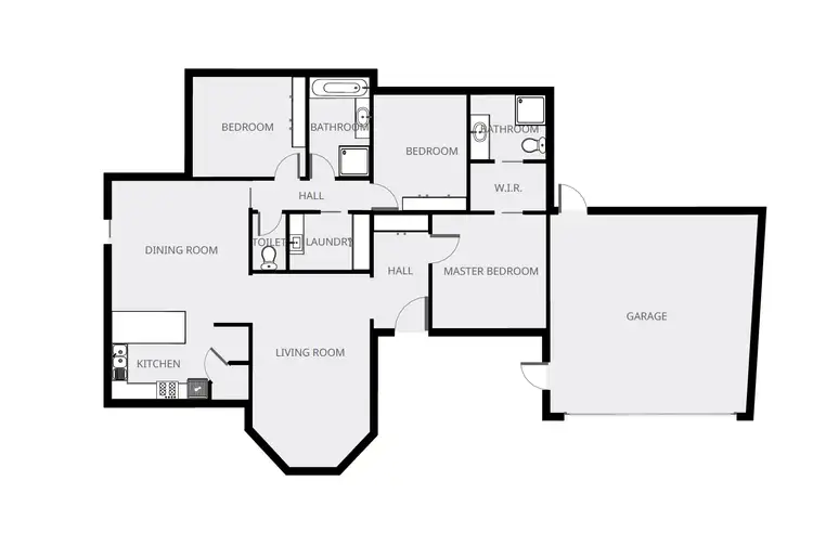 Floorplan of Homely unit listing, 3/15 Belleview Drive, Irymple VIC 3498